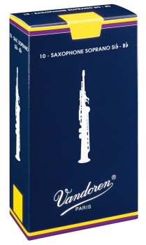 VDSS3 Vandoren Soprano Saxophone Reeds, Strength 3, 10-pack