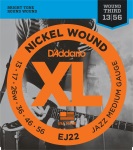 D'Addario EJ22 Nickel Wound Electric Guitar Strings, Jazz Medium, 13-56