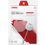 EQPC1 Evans EQ Single Pedal Patch, Clear Plastic