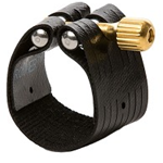 Rovner S3RL Leather Bass Clarinet Ligature and Mouthpiece Cap