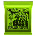 Ernie Ball 2836 Regular Slinky Bass Set 5-String; 45-130