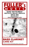 Superslick BCCK Bass Clarinet Care Kit