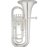 Eastman EEP421S 4-Valve Euphonium, Silver w/ Case