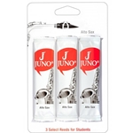 Juno JUNOAS Alto Saxophone Reeds, Card of 3