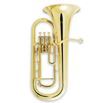 Yamaha YEP201M Marching Euphonium; key of Bb; convertible model with concert and marching leadpipes included