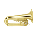 Yamaha YBB202MWC Marching Only Tuba; lacquered, With Case