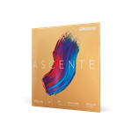 D'Addario Bow ASCENTEVIOLINSET Ascente Violin String Set, Synthetic Core, Select Size