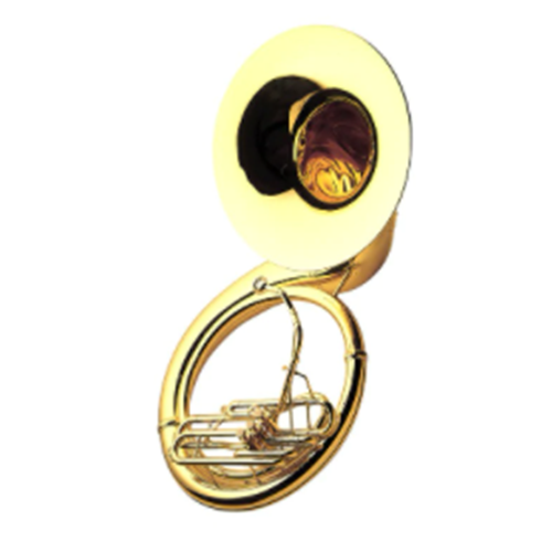 Fuller's Music Yamaha YSH411WC Brass Sousaphone; key of BBb; 3 front