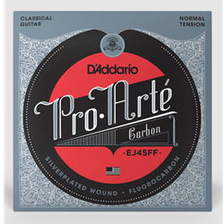 D'Addario EJ45FF Pro-Arté Carbon Classical Guitar Strings, Dynacore Basses, Normal Tension