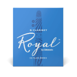 Rico Royal RRCL Royal by D'Addario Bb Clarinet Reeds, 10-pack
