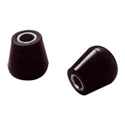 Fuller s Music Pearl RHS1R2 Rubber Bass Drum Spur Tips 2pk