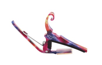 Kyser KG6TD 6 String Capo; Tie Dye