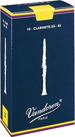 Vandoren VDCL Bb Clarinet Reeds; 10pk