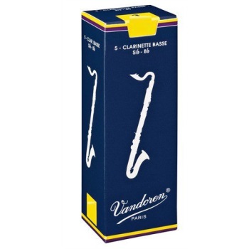 VDBCL Vandoren Bass Clarinet Reeds; 5pk