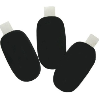 Selmer 1729BS Woodwind Mouthpiece Patch; Black; 3-pak