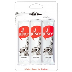 Juno JUNOAS Alto Saxophone Reeds, Card of 3