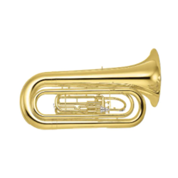 Yamaha YBB201MWC Marching Tuba; key of BBb; full size marching convertible model with concert and marching leadpipesd