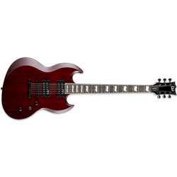 LTD LVIPER256STBC Viper 256 Double Cutaway Guitar; See Thru Black Cherry