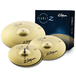 Zildjian ZP4PK Planet Z 4 Pack: 14" HH, 16" Crash, 20" Ride