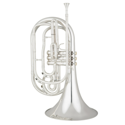 Eastman EFH311MS Marching French Horn Key of Bb Silver